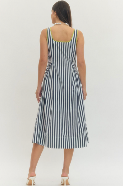 Madison Dress -- Navy
