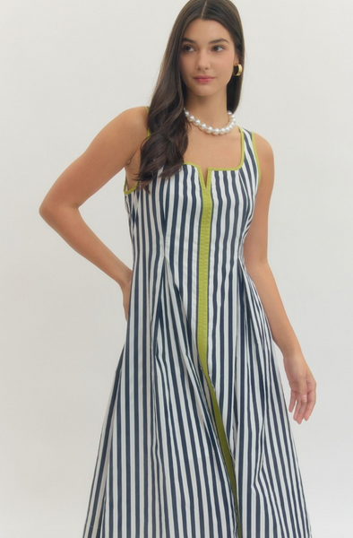 Madison Dress -- Navy