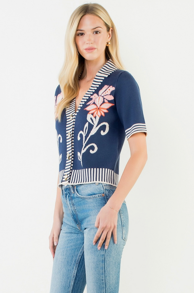 Margery Top -- Navy