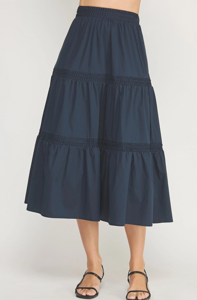 Shirlyn Skirt -- Navy