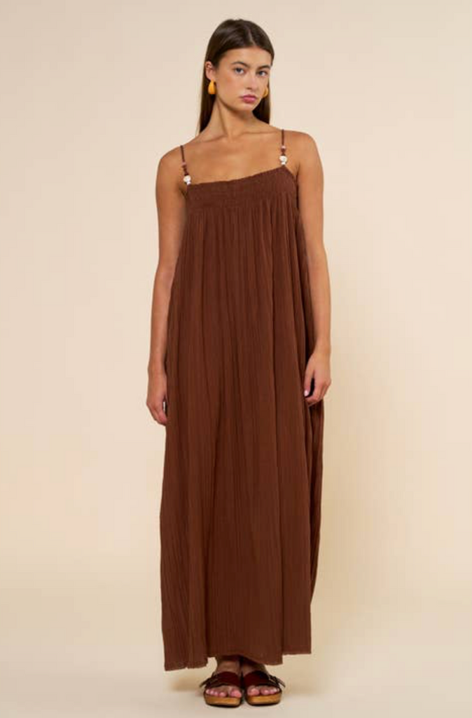 Willow Dress -- Brown