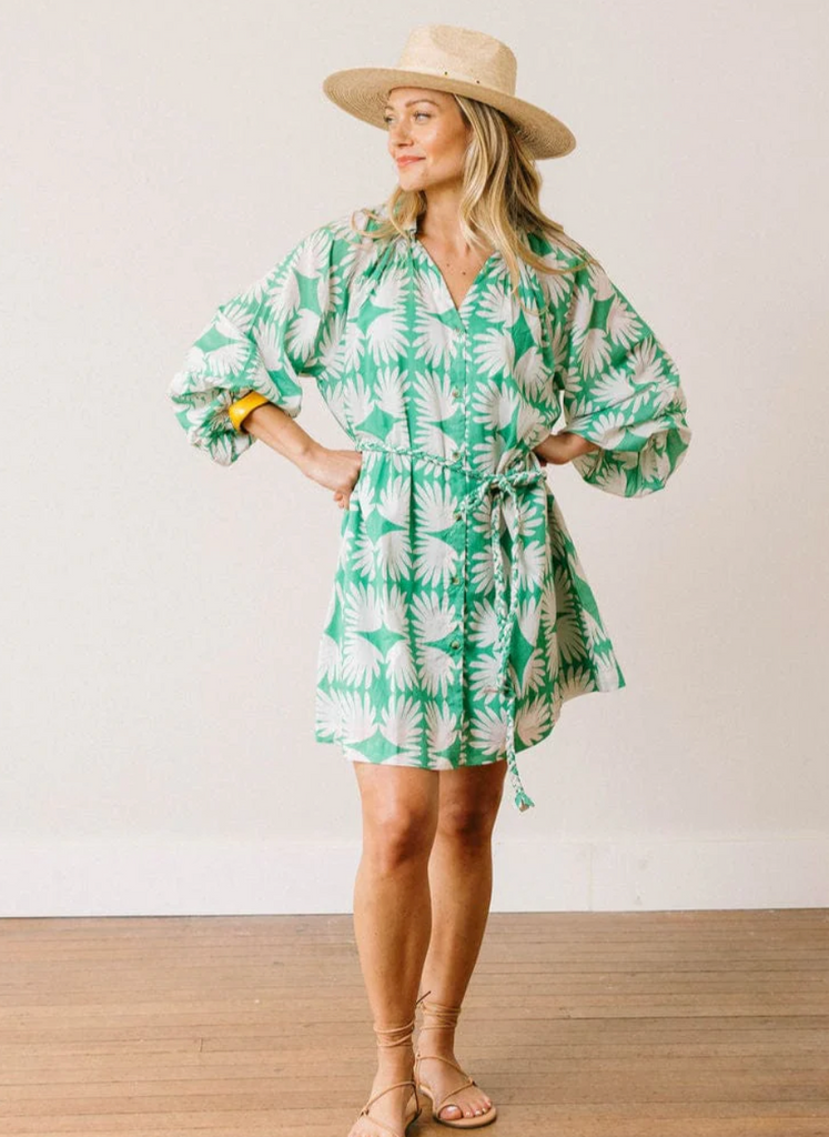 Pippa Dress -- Tile Oasis