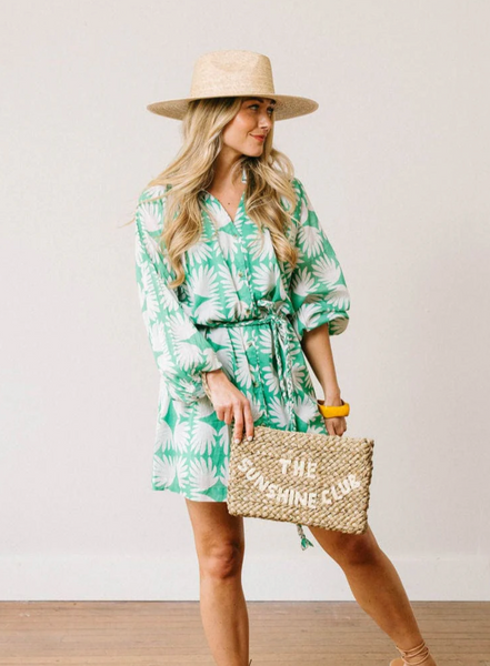 Pippa Dress -- Tile Oasis