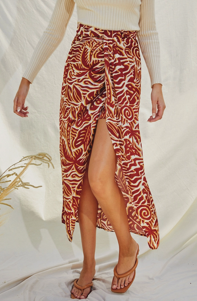 Ibiza Skirt -- Etruscan Red