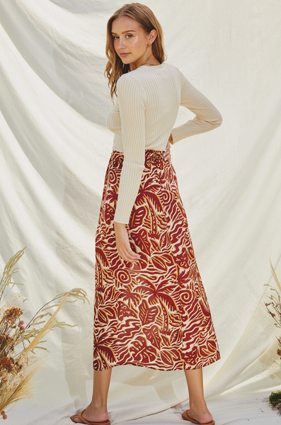 Ibiza Skirt -- Etruscan Red