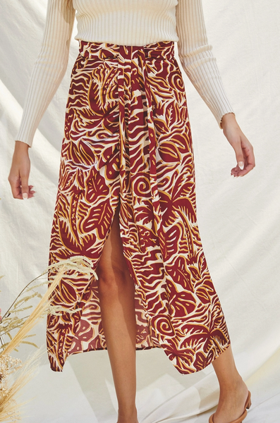 Ibiza Skirt -- Etruscan Red