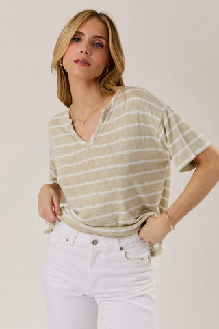 Mandie Top -- Taupe