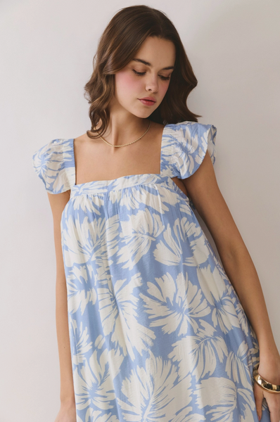 Evie Dress -- Blue