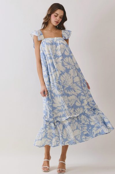 Evie Dress -- Blue