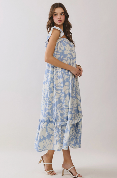 Evie Dress -- Blue