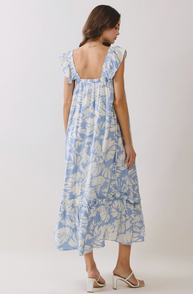 Evie Dress -- Blue