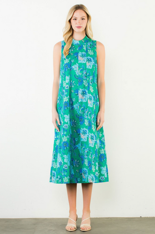 Aika Dress -- Green