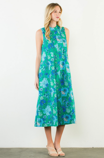 Aika Dress -- Green