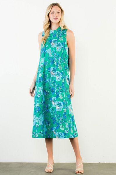 Aika Dress -- Green