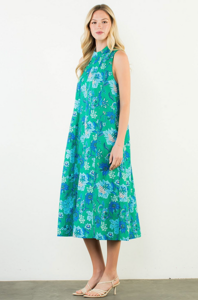 Aika Dress -- Green