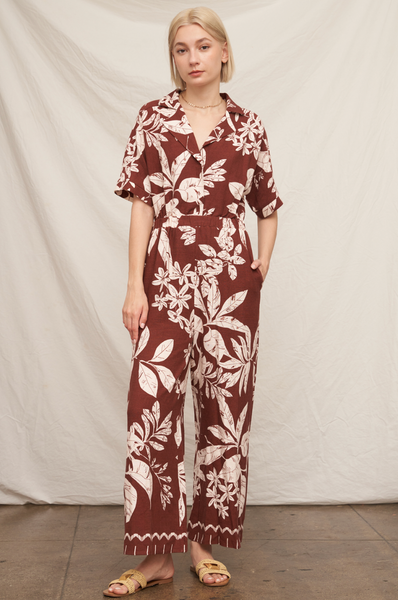 Rabbina Jumpsuit -- Brown