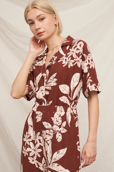 Rabbina Jumpsuit -- Brown