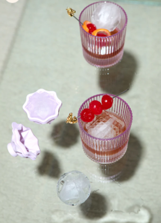 The Brock Faceted Ice Mould - Lilac
