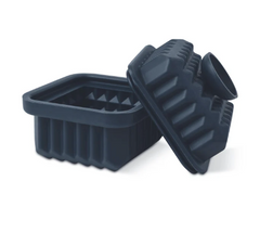 The Brock Faceted Ice Mould - Navy