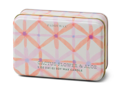 5 oz. Candle Tin - Cactus Flower & Aloe