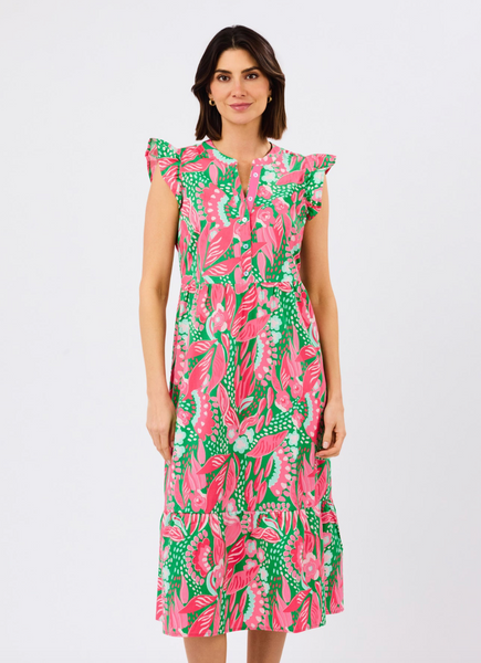 Riley Dress -- Canopy Green