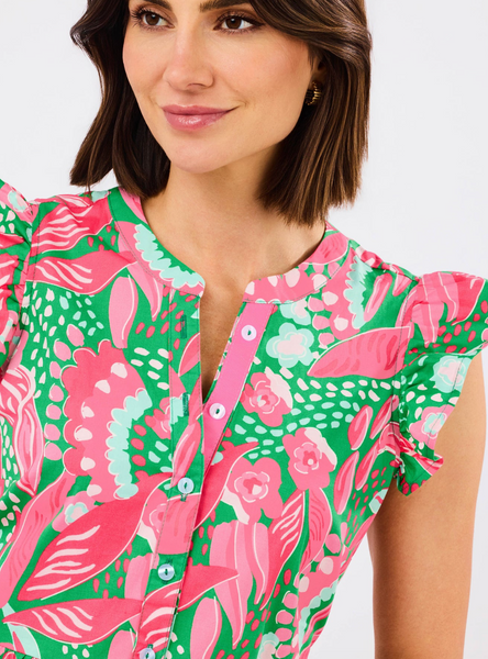 Riley Dress -- Canopy Green