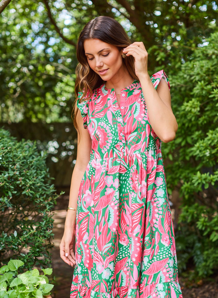 Riley Dress -- Canopy Green