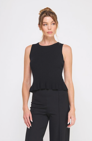 Kara Top -- Black