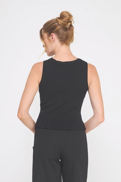 Kara Top -- Black