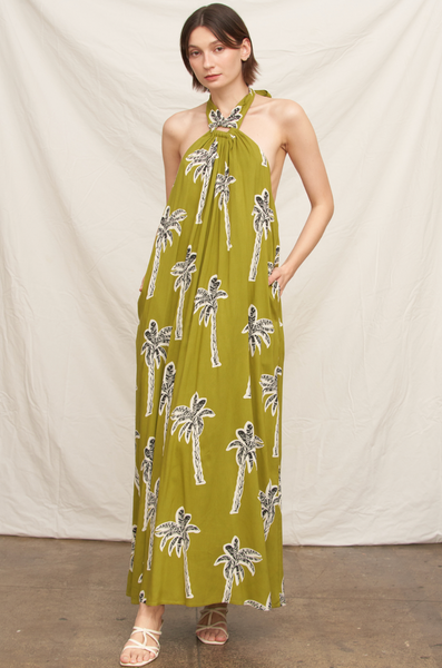 Gemma Dress -- Olive