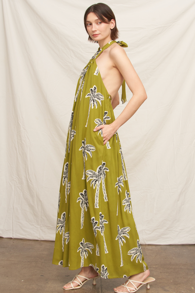 Gemma Dress -- Olive