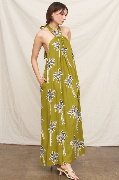 Gemma Dress -- Olive