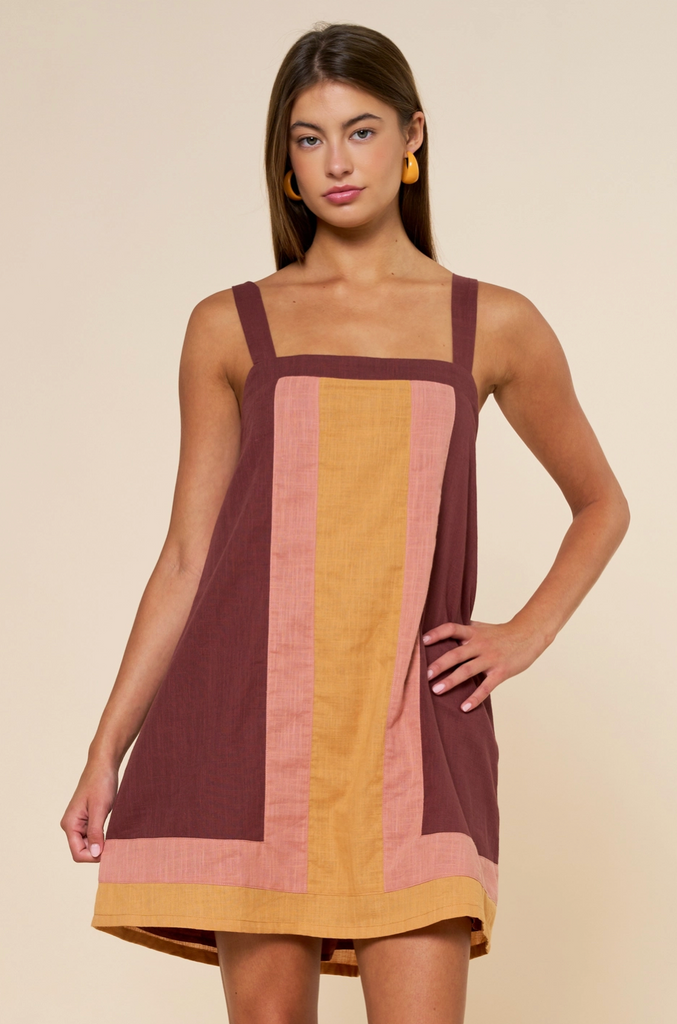 Rosie Dress -- Brown