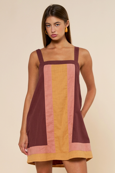 Rosie Dress -- Brown
