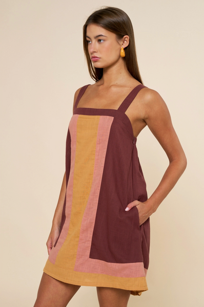 Rosie Dress -- Brown