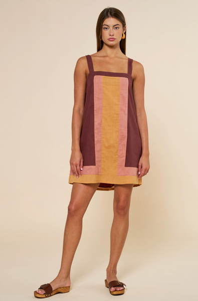Rosie Dress -- Brown