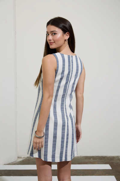 Kasandra Dress -- Navy