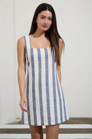Kasandra Dress -- Navy