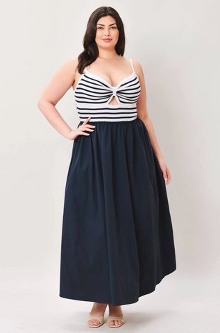 Paris Dress -- Navy