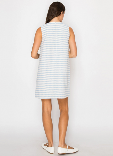 Eringhaus Dress -- Sky Blue