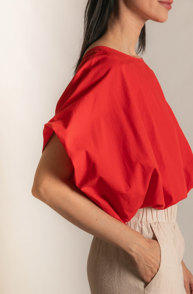 Snow White Top -- Red
