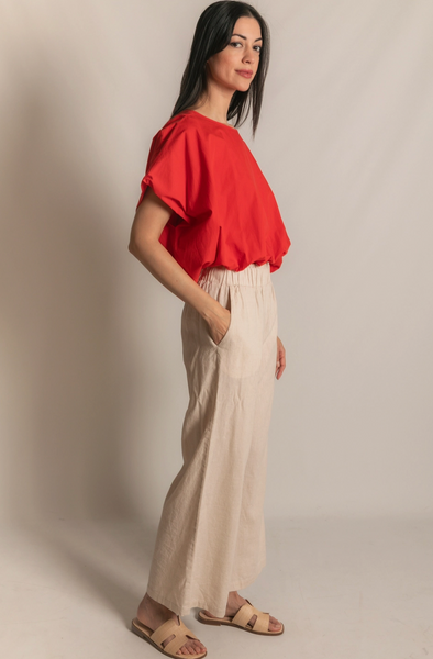 Snow White Top -- Red