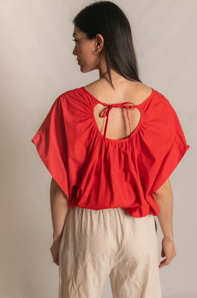 Snow White Top -- Red