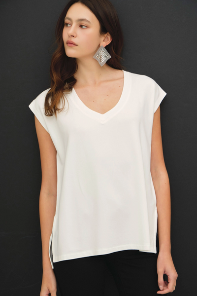 Bamboo Tee -- White