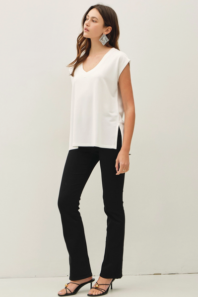 Bamboo Tee -- White