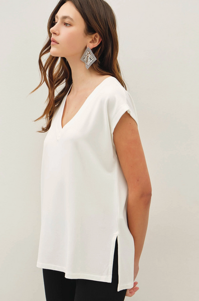 Bamboo Tee -- White