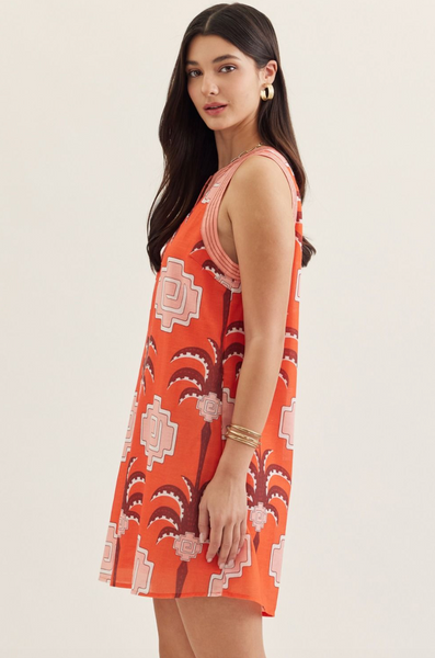 Diane Dress -- Tomato
