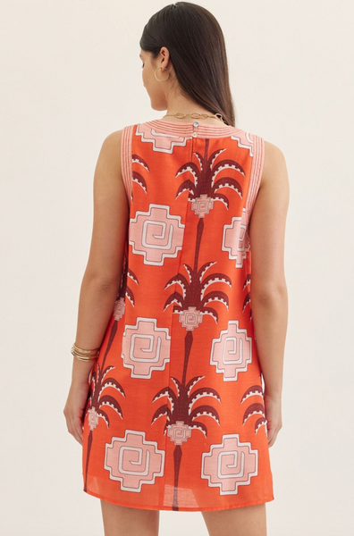 Diane Dress -- Tomato