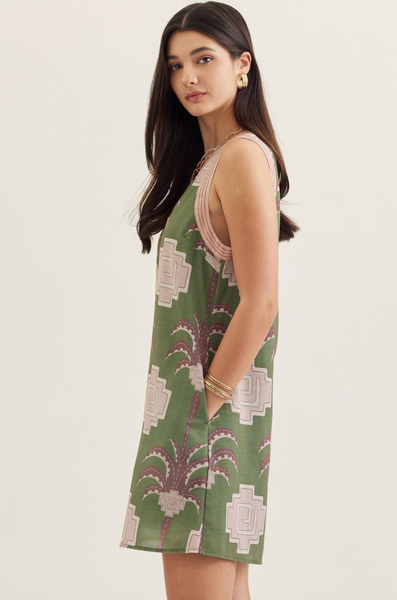 Diane Dress -- Olive