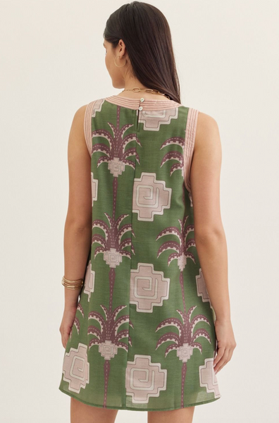 Diane Dress -- Olive